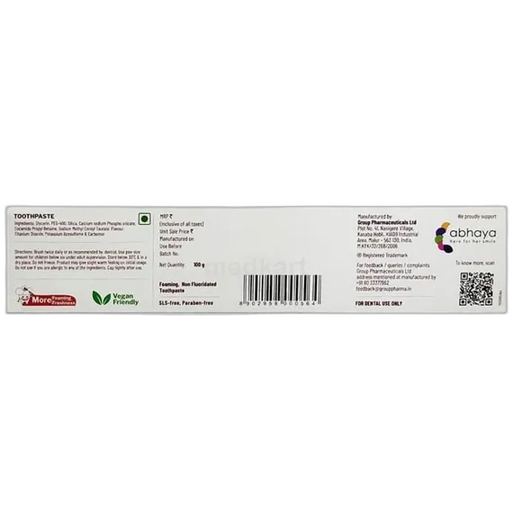 shy nm toothpaste 100 gm